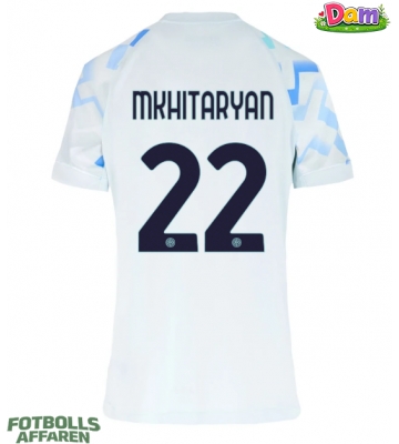 Inter Milan Henrikh Mkhitaryan #22 Bortatröja Kvinnor 2025-26 Kortärmad